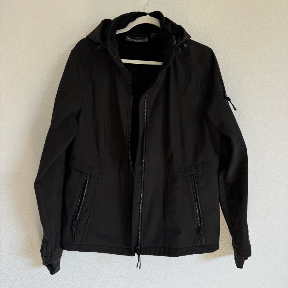 Free Country Women's Black Windbreaker Jacket